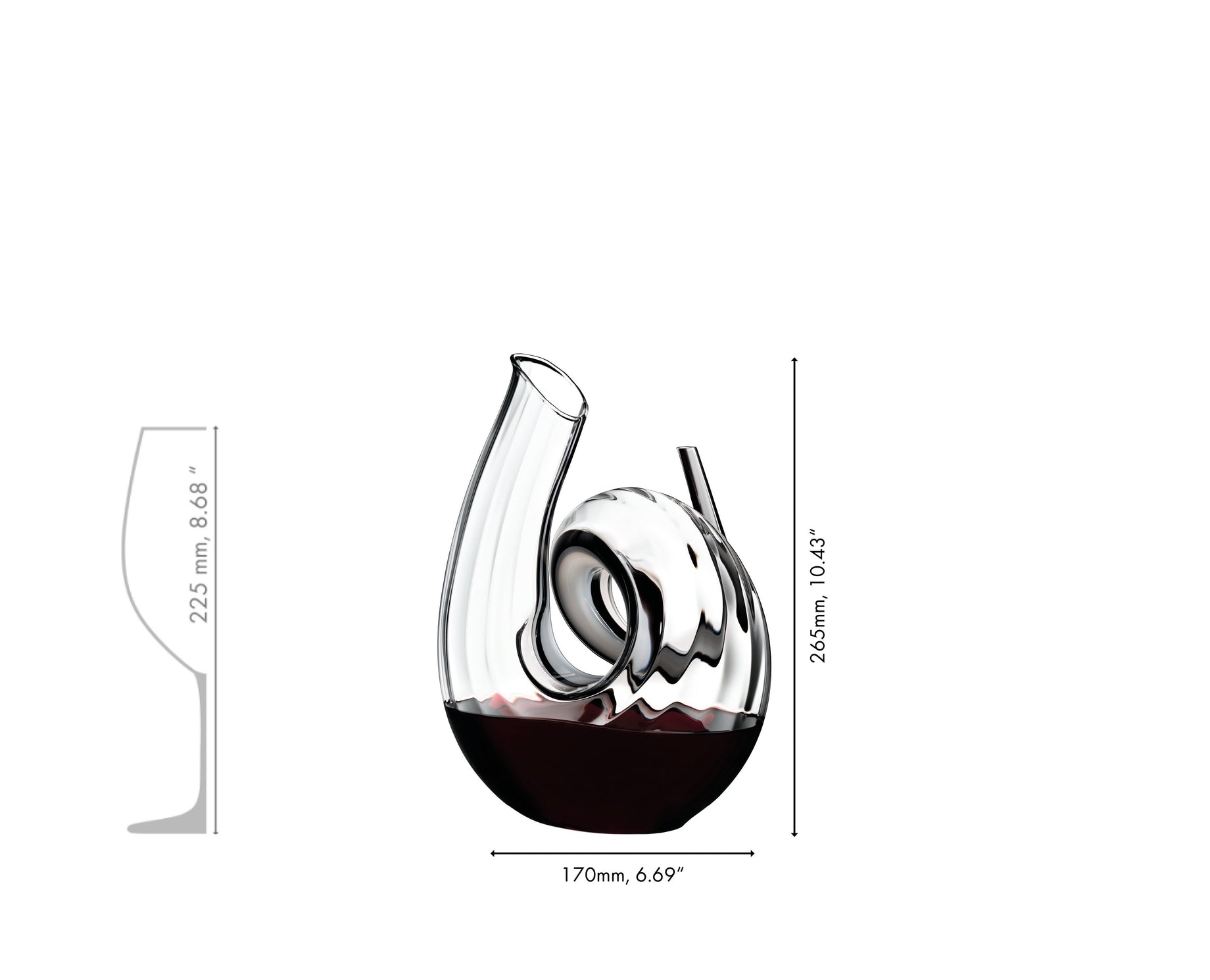 RIEDEL Curly Fatto A Mano Decanter