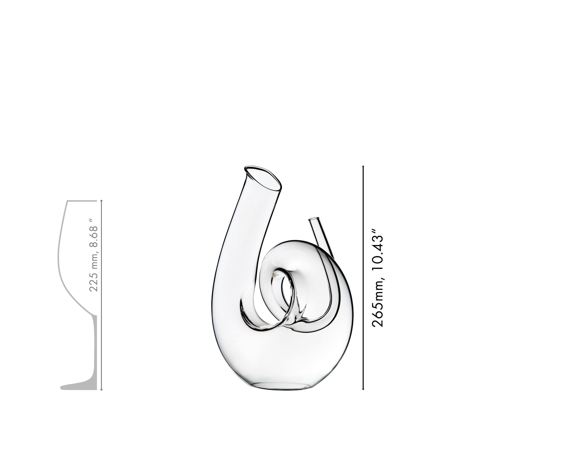 RIEDEL Ayam Dekanter - Svart