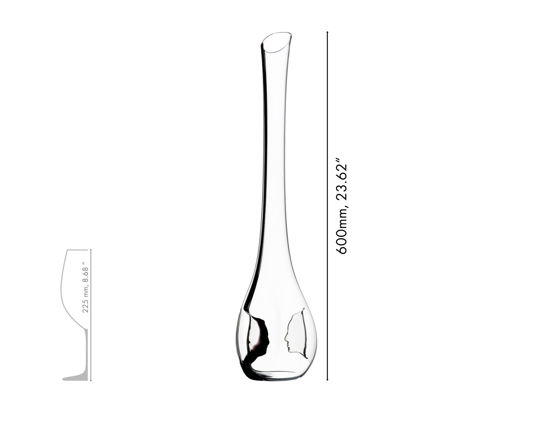 RIEDEL Black Tie Face to Face Decanter