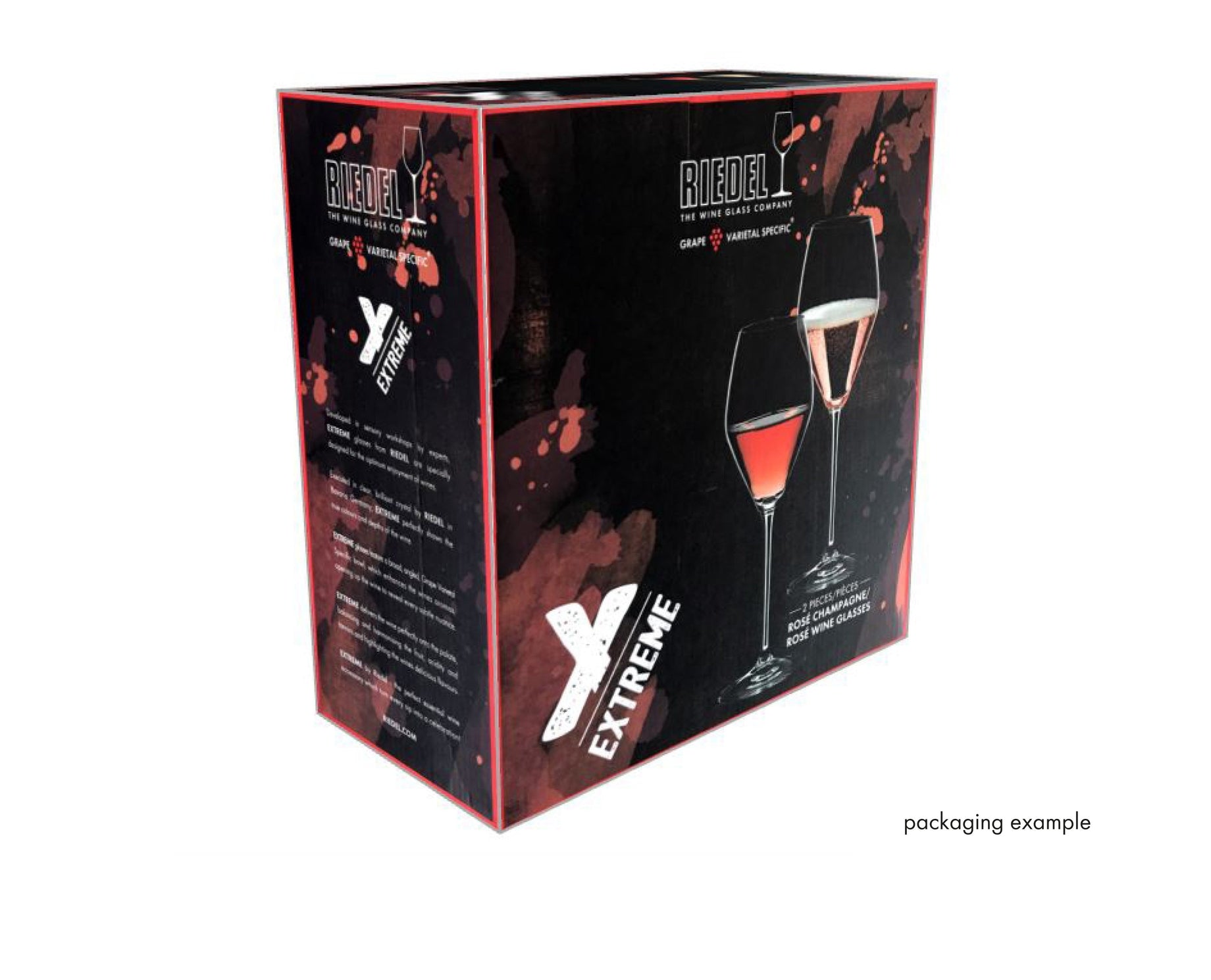 RIEDEL Extreme Rosé Wine/Rosé Champagne Glass - 2 Glasses Set