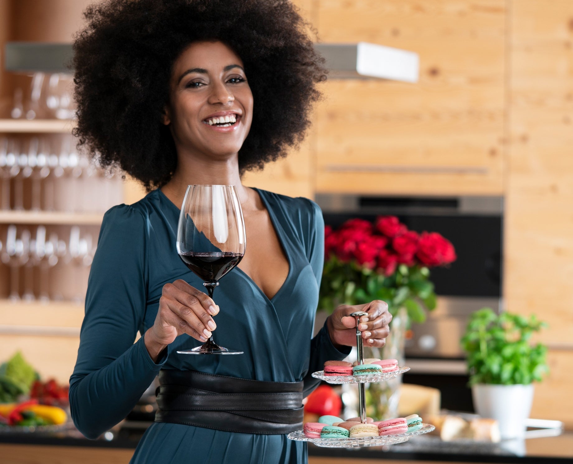 RIEDEL Fatto A Mano Performance Cabernet/Sauvignon - black stem - Single Glass