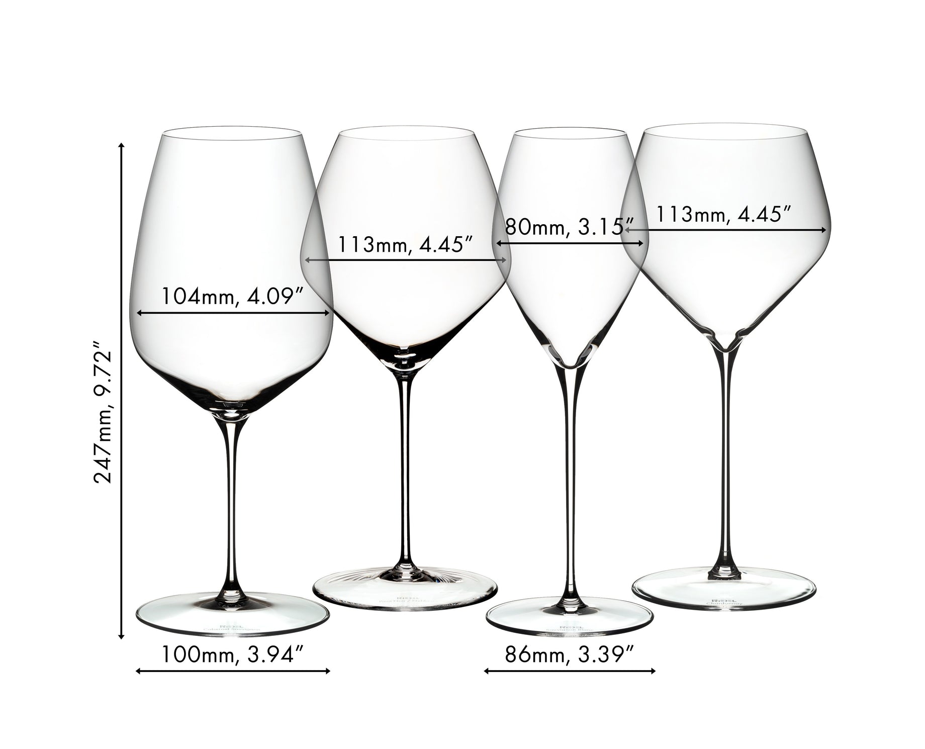 Ensemble de dégustation RIEDEL Veloce - Set de 4 verres