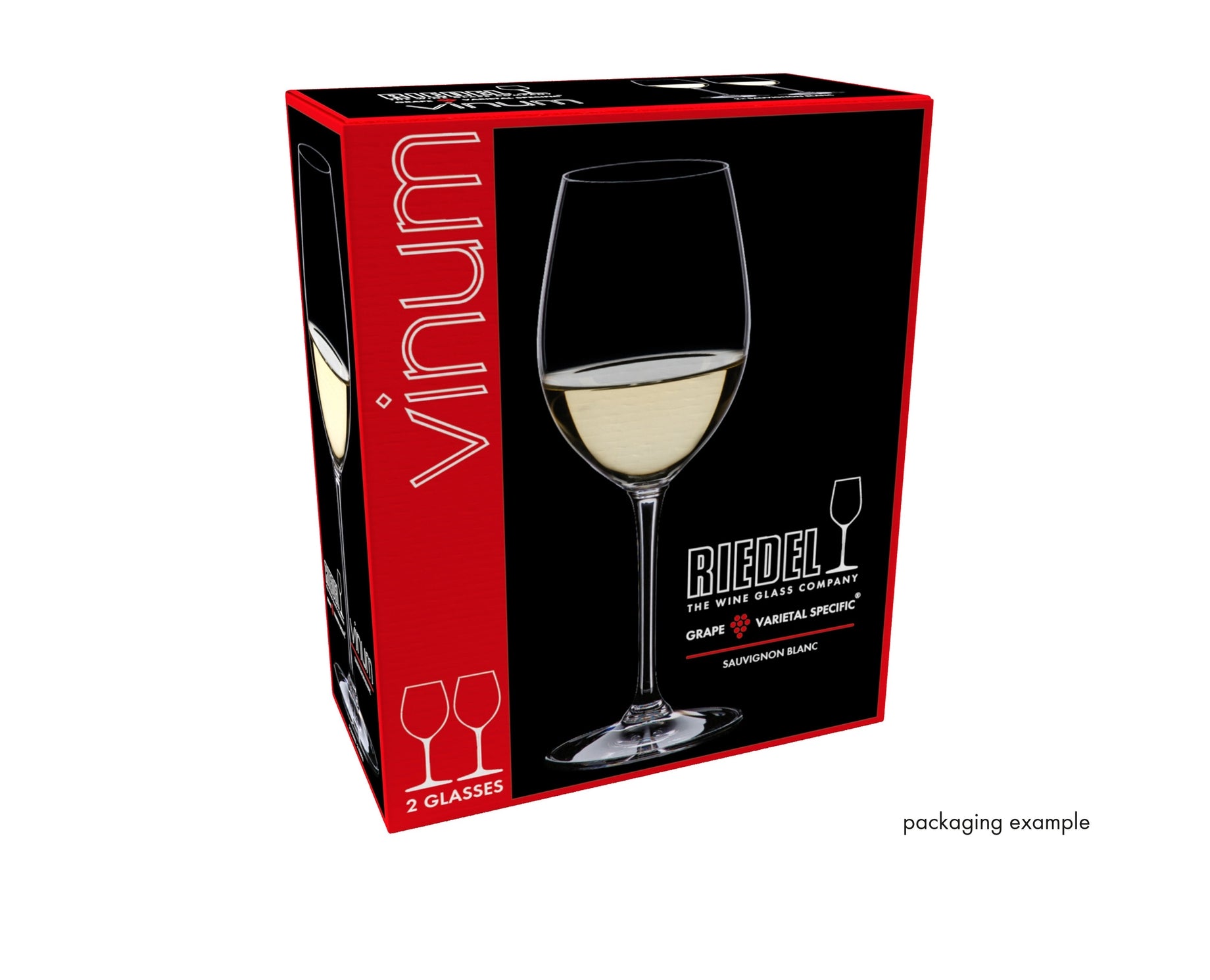 RIEDEL Vinum Sauvignon Blanc/Dessert Wine - 2 Glasses Set