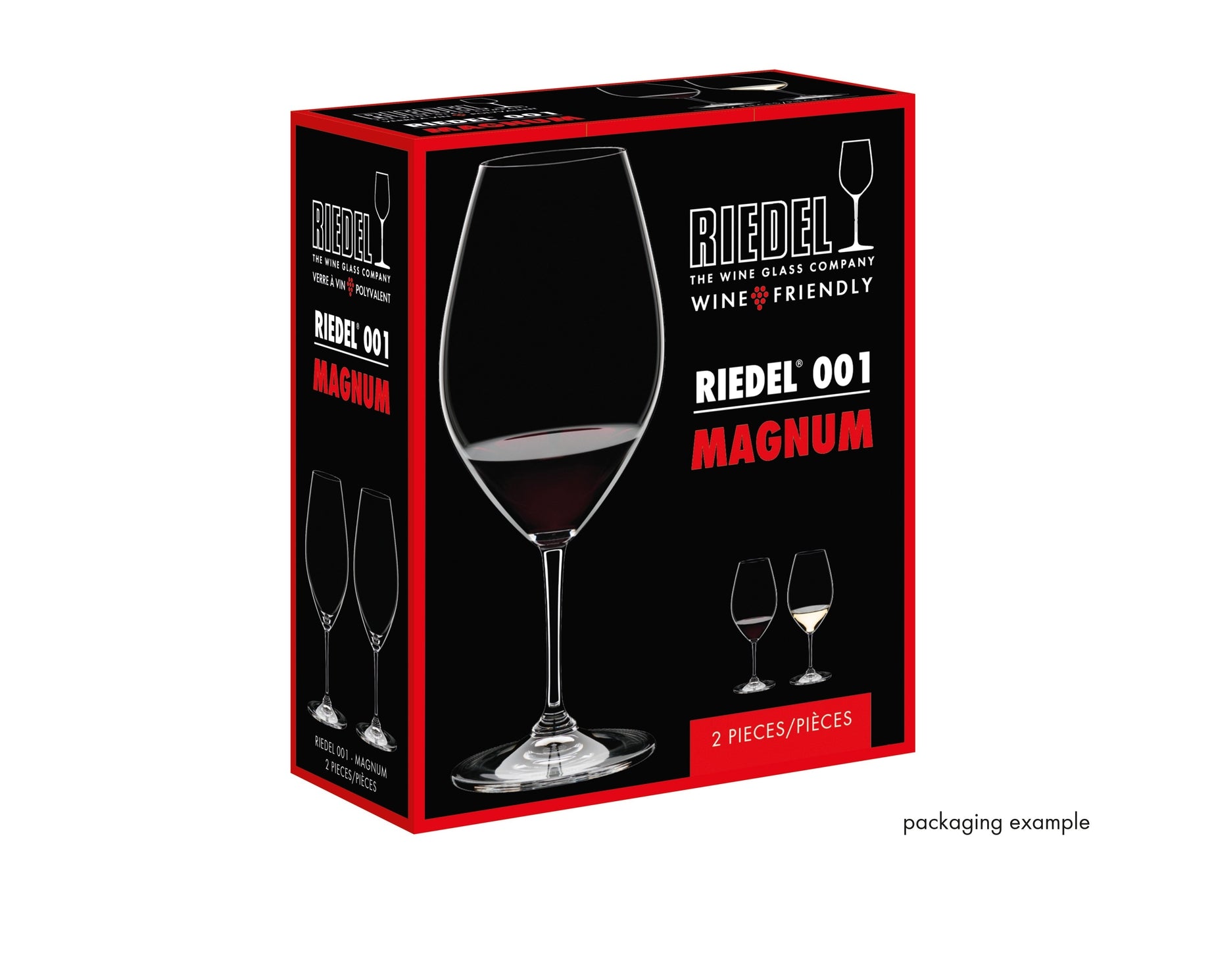 RIEDEL Wine Friendly RIEDEL 001 - Magnum - Set de 4 Copas