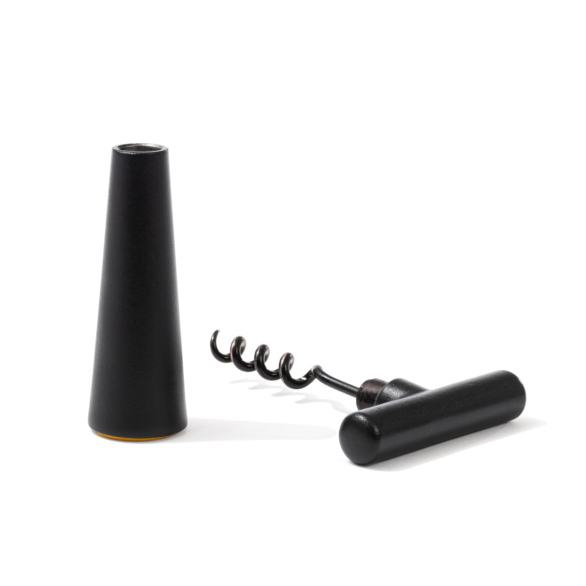 Le Vigneron Black T-corkscrew open