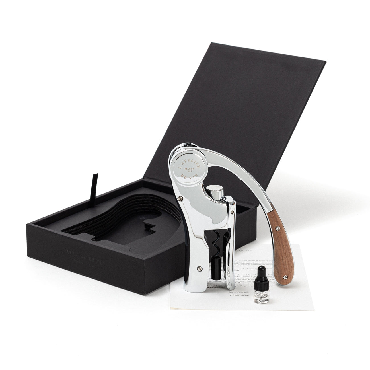 Oeno Motion® Wood & Chrome