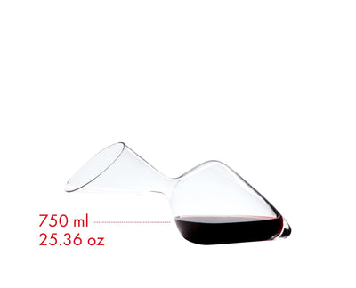 RIEDEL Tyrol Decanter — handmade compact lead-free crystal decanter — view 2