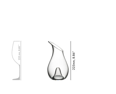 RIEDEL O Single Decanter — compact dishwasher-safe crystal decanter — view 3