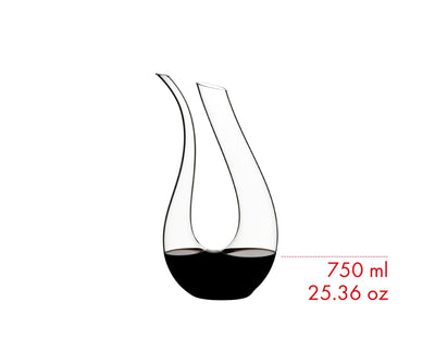 RIEDEL Amadeo Decanter — lyre-shaped handmade crystal wine decanter — view 2