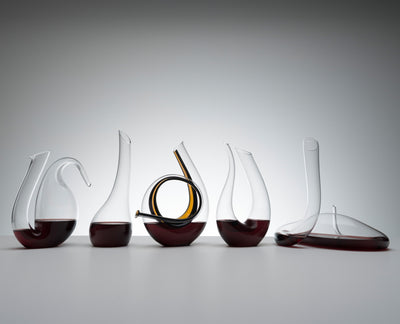 RIEDEL Amadeo Mini Decanter — compact lyre-shaped crystal decanter for half-bottles — view 6