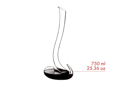 RIEDEL Eve Decanter — serpentine double-decanting free-blown crystal — view 3