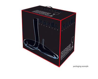 RIEDEL Mamba Decanter — double-decanting coiled handmade crystal decanter — view 5