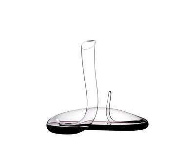 RIEDEL Mamba Decanter — double-decanting coiled handmade crystal decanter