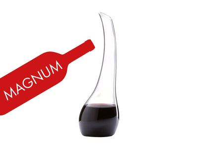 RIEDEL Cornetto Magnum Decanter — slim elongated handmade crystal for magnum bottles