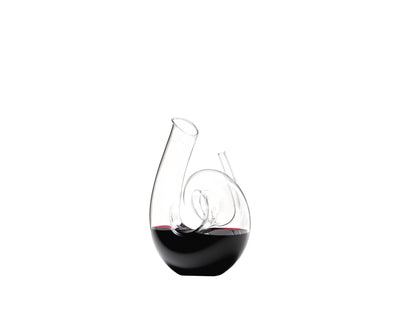 RIEDEL Curly Decanter — spiral handmade crystal wine decanter
