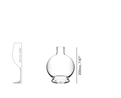 RIEDEL Marne Decanter — M Series compact handmade crystal wine decanter — view 3
