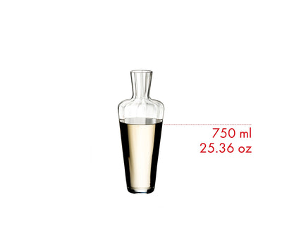 RIEDEL Mosel Decanter — M Series slim handmade crystal decanter — view 3