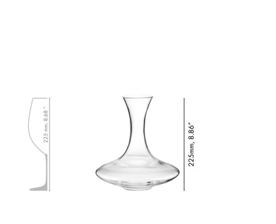 RIEDEL Ultra Decanter — handmade lead-free crystal wine decanter — view 3