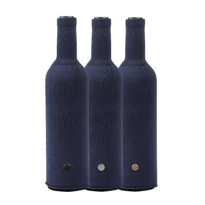 Bottle Sleeves set of 3 blind tasting wine bottle socks by L'Atelier du Vin