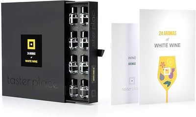 Tasterplace 24 white wine aroma kit — professional nose training box set
