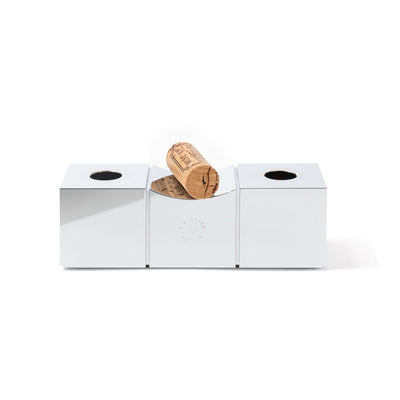 Bouchons Millésimes – Champagne & Wine Stoppers with Cork Display Base