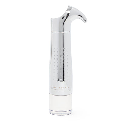 Gard'Vin On/Off Metal manual vacuum pump in chrome by L'Atelier du Vin
