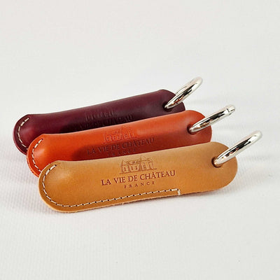 Emergency Corkscrew Jan — compact pocket corkscrew with leather case by La Vie du Château