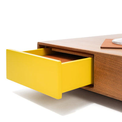 Le Plateau – Cherry Wood Wine Tray with Hidden Tool Drawers