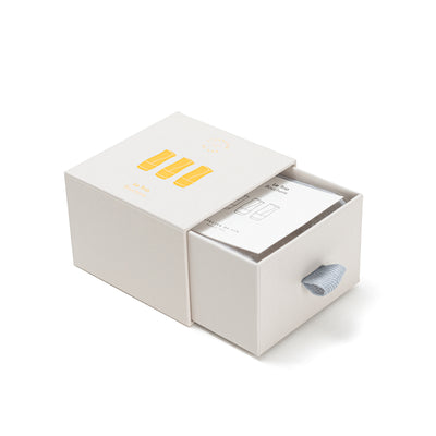 Le Trio Bouchons packaging semi-open
