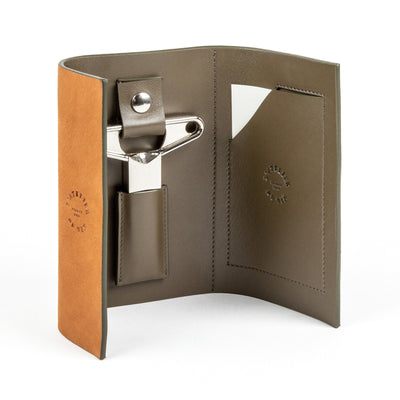 Bilame Nomad — twin-blade corkscrew in Nomad leather case by L'Atelier du Vin