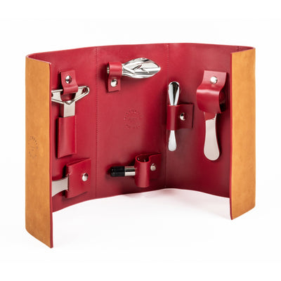 Oeno Collection Nomad — travel wine tool set in leather case by L'Atelier du Vin