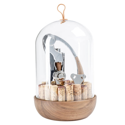 Oeno Motion Groom — wine service set under glass dome by L'Atelier du Vin