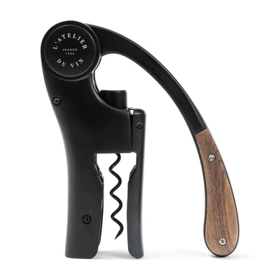 Oeno Motion Wood and Black — lever corkscrew by L'Atelier du Vin