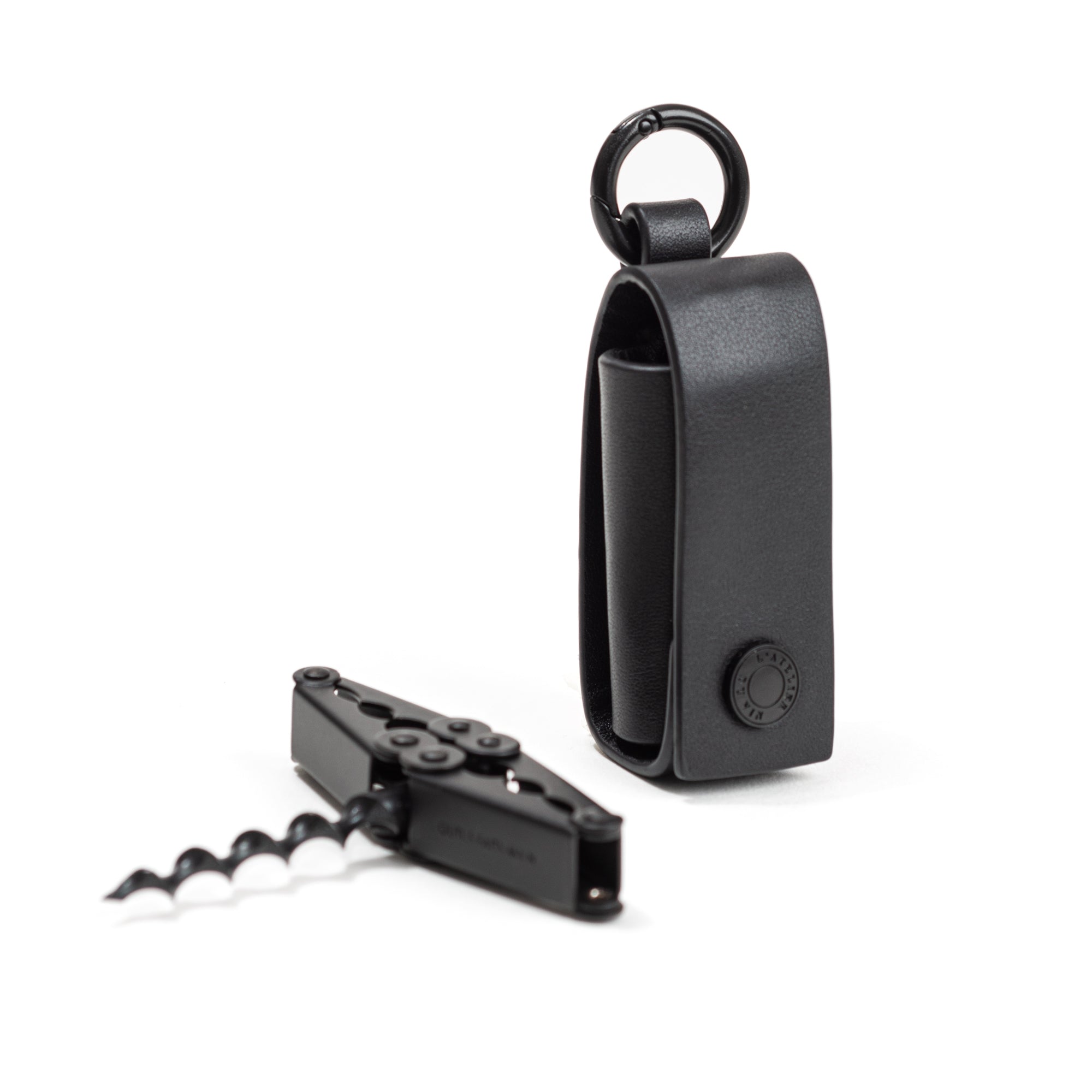 Pocket Collector Black with leather pouch