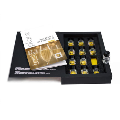 Tasterplace Prosecco aroma kit — sensory training for Italian sparkling wine lovers