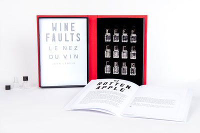 12 wine fault aroma vials — TCA cork taint, oxidation and other defects training kit