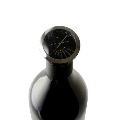 Wine Thermometer on bottle