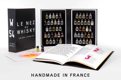 54 whisky aroma vials — Le Nez du Whisky professional nosing kit for Scotch and Bourbon