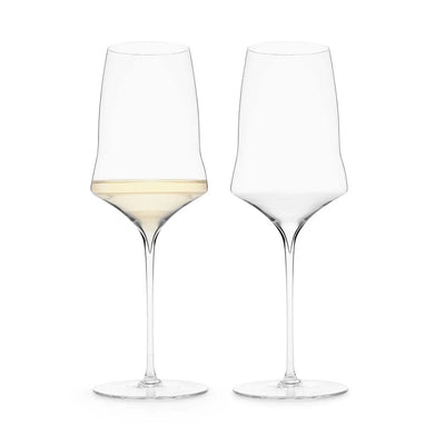 Josephine No 1 white wine glass — set of 2 mouth-blown crystal by Josephinenhütte