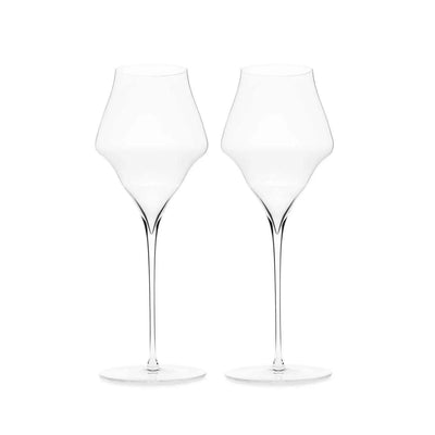 Josephine No 4 champagne glass — set of 2 mouth-blown crystal by Josephinenhütte
