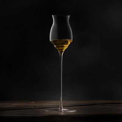 Josephinenhütte No 10 eau de vie glass set — luxury gift for spirits connoisseurs