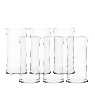 Josephinenhütte No 6 — large mouth-blown crystal water glass. Set of 6, ideal for formal dining and restaurants. Complements the Josephine collection. Worldwide shipping.