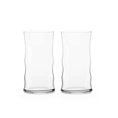 Josephine No 5 water glasses set of 6 — mouth-blown crystal table setting
