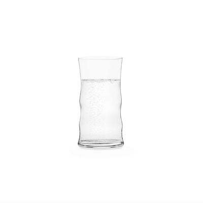 Josephine No 5 water glass filled — handblown crystal by Josephinenhütte