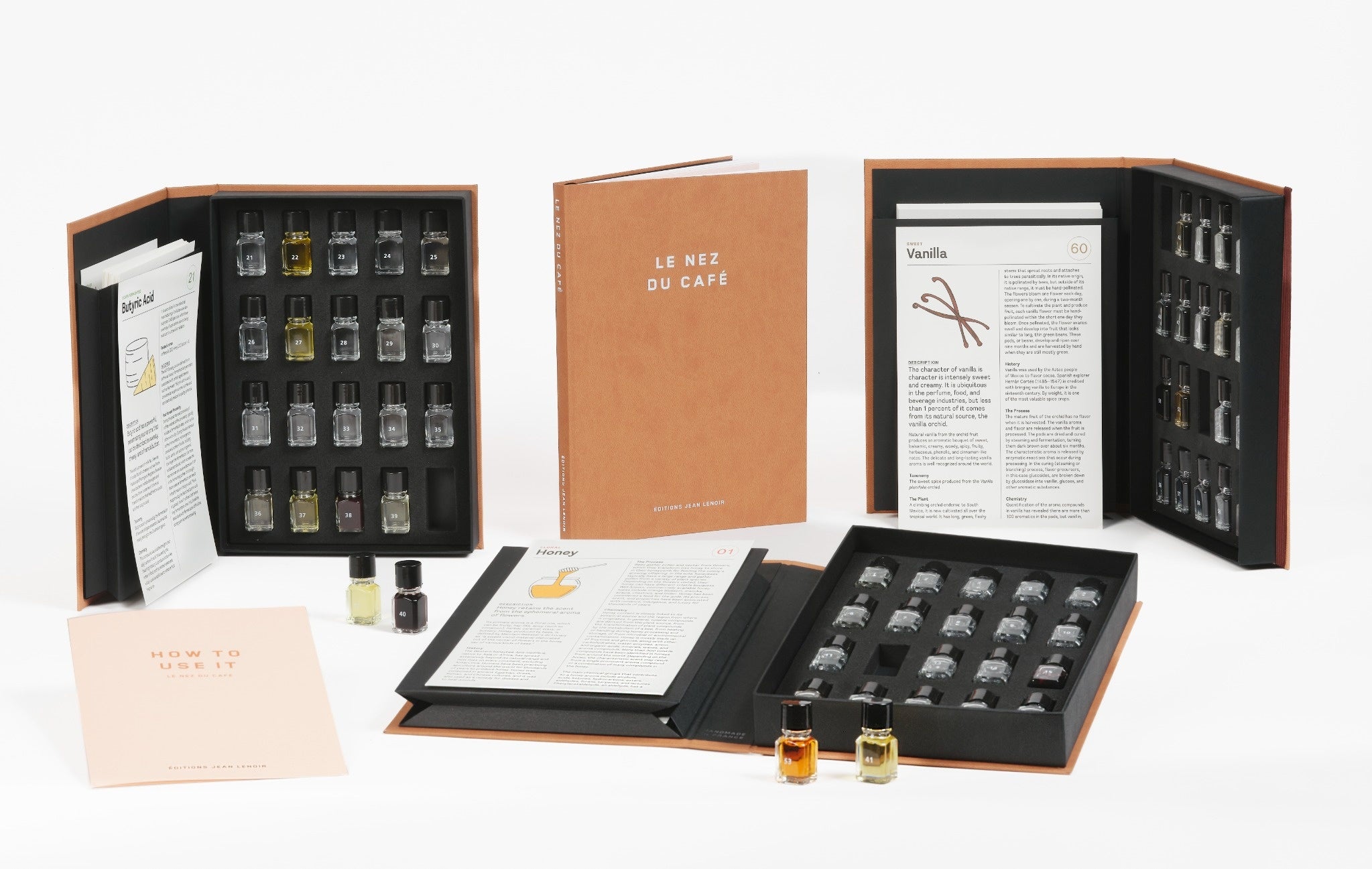 Le Nez du Café 2.0 - Kit com 60 Aromas de Café por Jean Lenoir